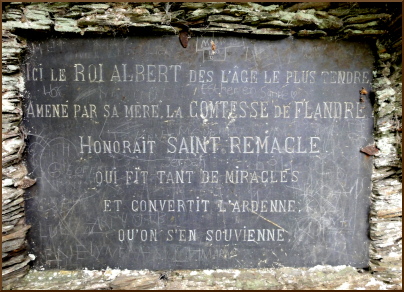 plaque du roi Albert I