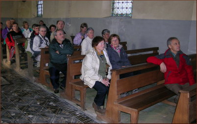 Dans l'glise de Bivres