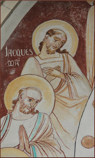 Saint Jacques le Majeur de la Dernire Cne de l'glise Saint-Martin  Compogne