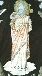 St Jacques sur la bannière de l'Union Ouvrière, MESSANCY