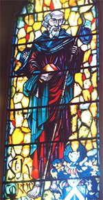 Vitrail Saint-Jacques de l'glise de Messancy