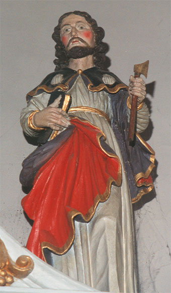 Saint Jacques de l'autel St-Genest de l'Église Saint-Genèse de Ruette