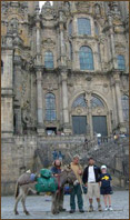 Mathieu et Alice arrivés à Compostelle