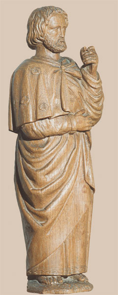 St Jacques,ma&icirc;tre-autel de l'&eacute;glise de la Sainte-Famille, Baranzy