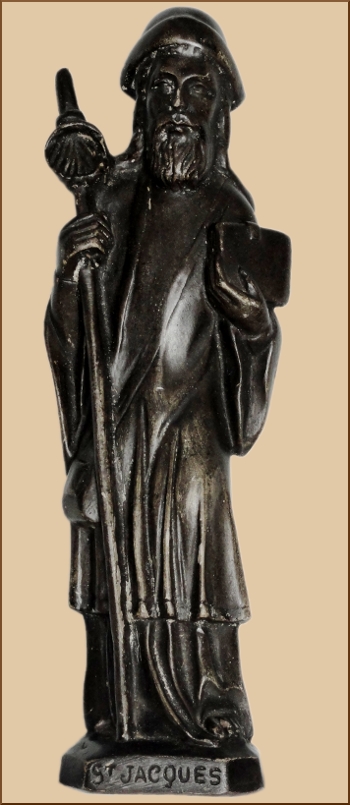 Statuette de saint Jacques, Mus�e en Piconrue