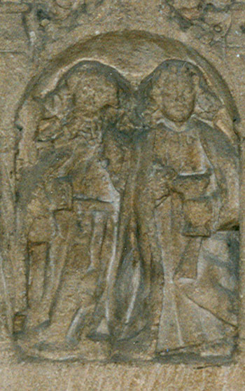 St Jacques,retable gothique de l'&eacute;glise de B&eacute;bange