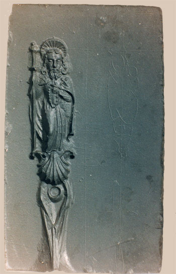 Saint Jacques d'insigne de p&egrave;lerin de Cetturu
