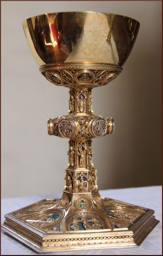 Calice 1899 de l'�glise Saint-Vincent de Cherain