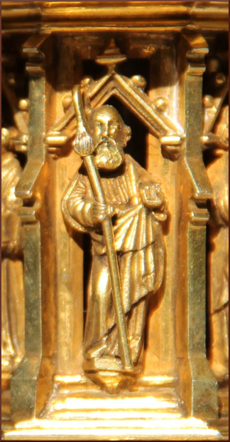 Saint Jacques du calice 1899 de l'�glise Saint-Vincent de Cherain