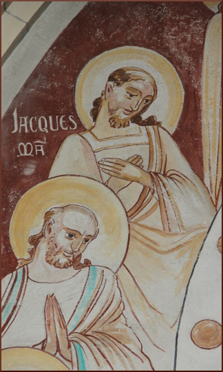 Saint Jacques le Majeur de la Derni�re C�ne de l'�glise Saint-Martin � Compogne