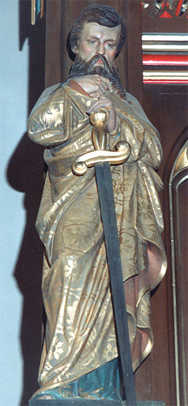 St Jacques, ma&icirc;tre-autel MESSANCY 